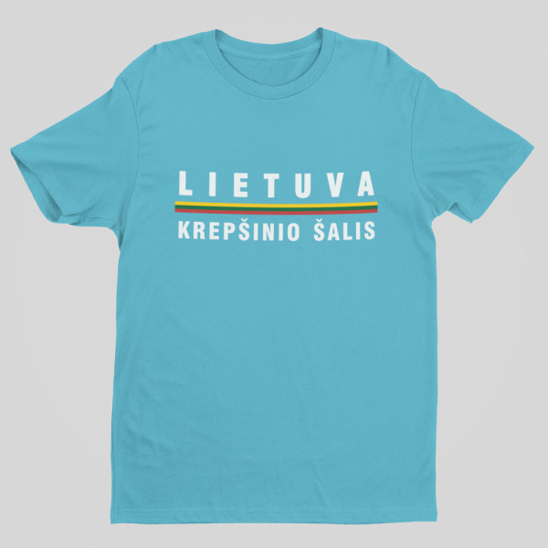 Marškinėliai "Lietuva - krepšinio šalis"