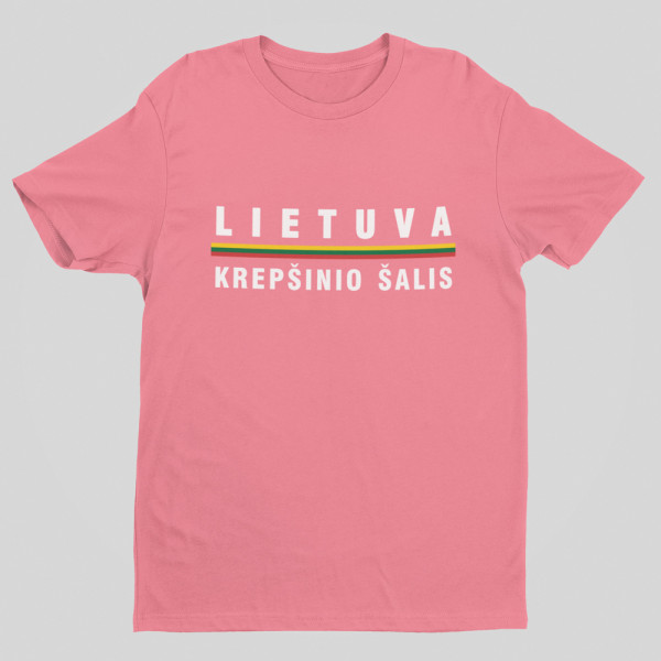 Marškinėliai "Lietuva - krepšinio šalis"