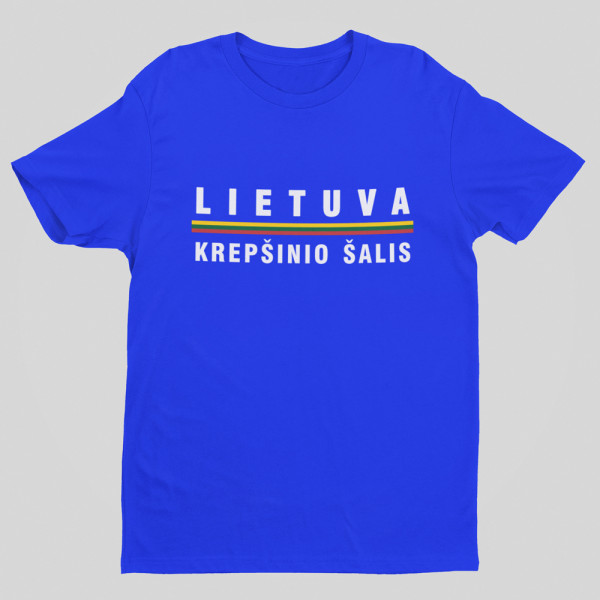 Marškinėliai "Lietuva - krepšinio šalis"