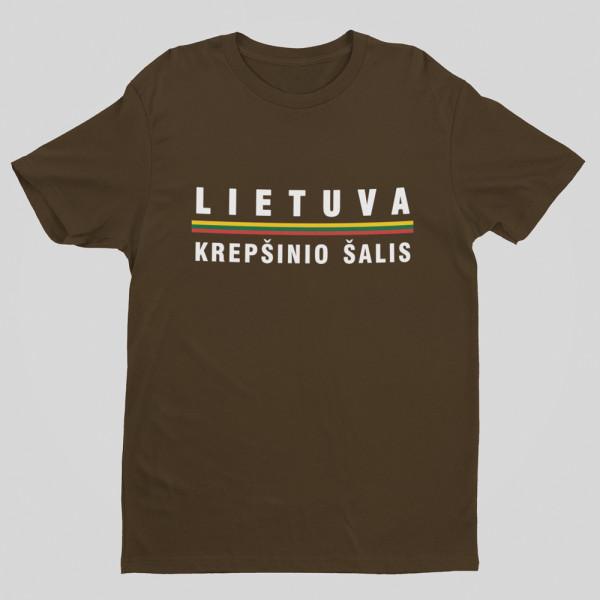 Marškinėliai "Lietuva - krepšinio šalis"