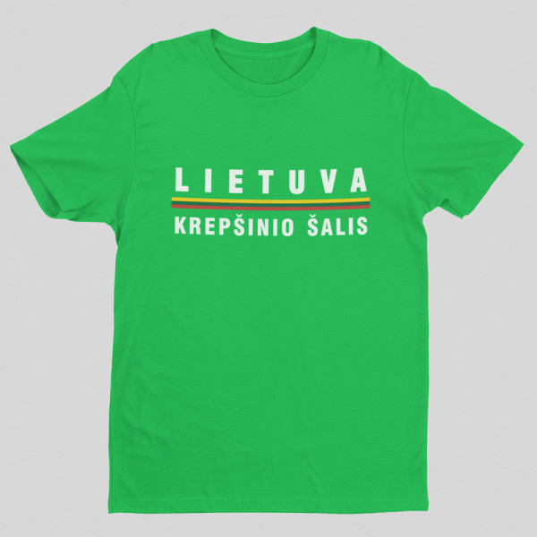 Marškinėliai "Lietuva - krepšinio šalis"