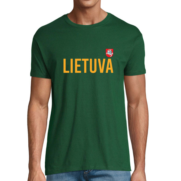 Marškinėliai "Lietuva su herbu"