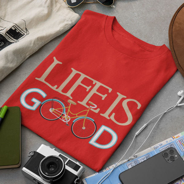 Marškinėliai "Life is good" Marškinėliai "Life is good"