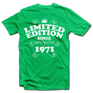 Marškinėliai "Limited edition" su Jūsų pasirinktais metais