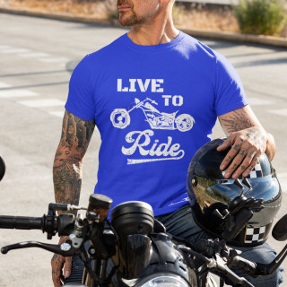 Marškinėliai "Live to ride"