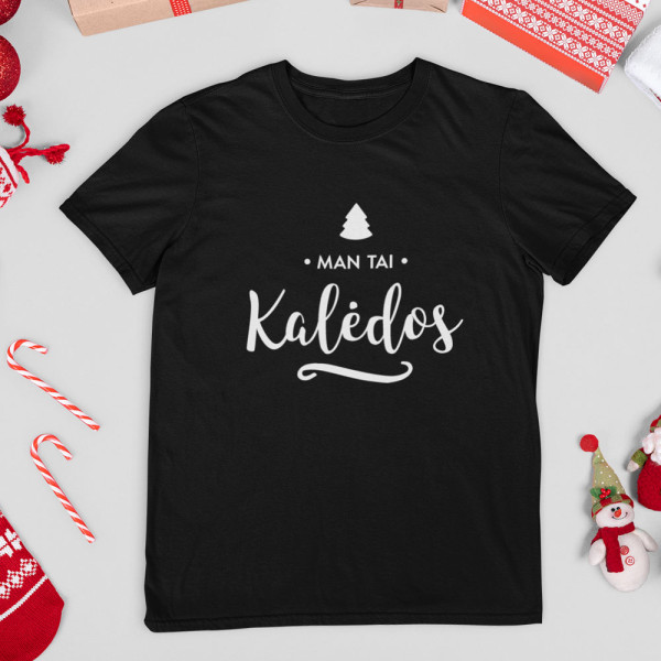 Marškinėliai „Man tai Kalėdos“