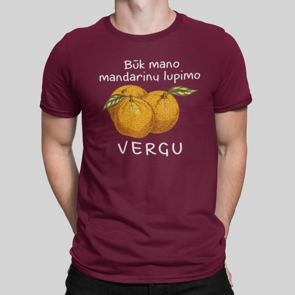 Marškinėliai "Mandarinų vergas"