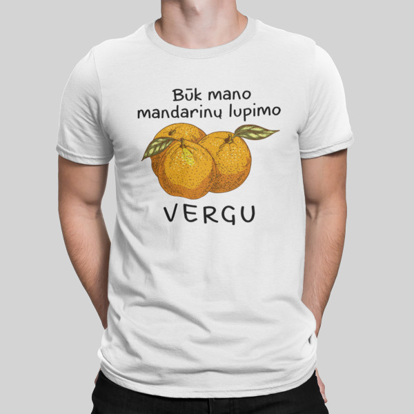 Marškinėliai "Mandarinų vergas"