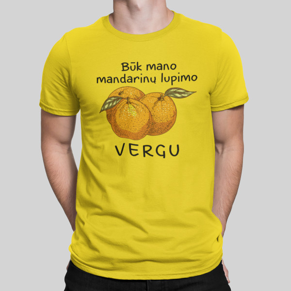 Marškinėliai "Mandarinų vergas"