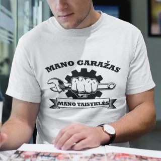 Marškinėliai "Mano garažo taisyklės"