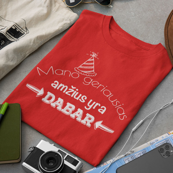 Marškinėliai "Mano geriausias amžius"