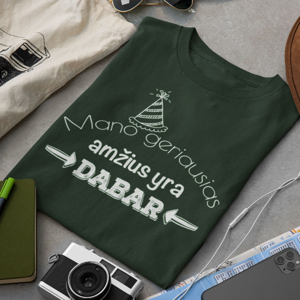 Marškinėliai "Mano geriausias amžius"