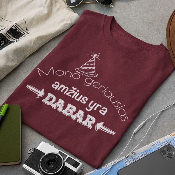 Marškinėliai "Mano geriausias amžius"