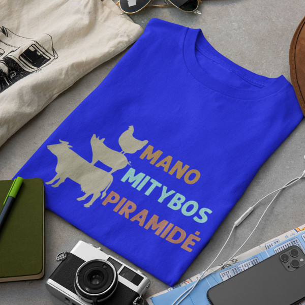 Marškinėliai "Mano mitybos piramidė" Marškinėliai "Mano mitybos piramidė"