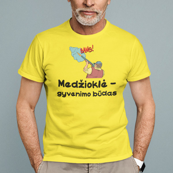Marškinėliai "Medžioklė - gyvenimo būdas"