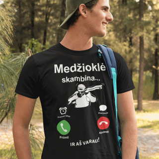 Marškinėliai "Medžioklė skambina"