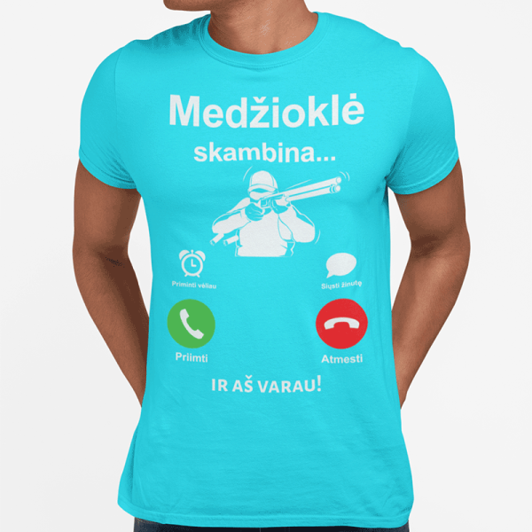 Marškinėliai "Medžioklė skambina" Marškinėliai "Medžioklė skambina"