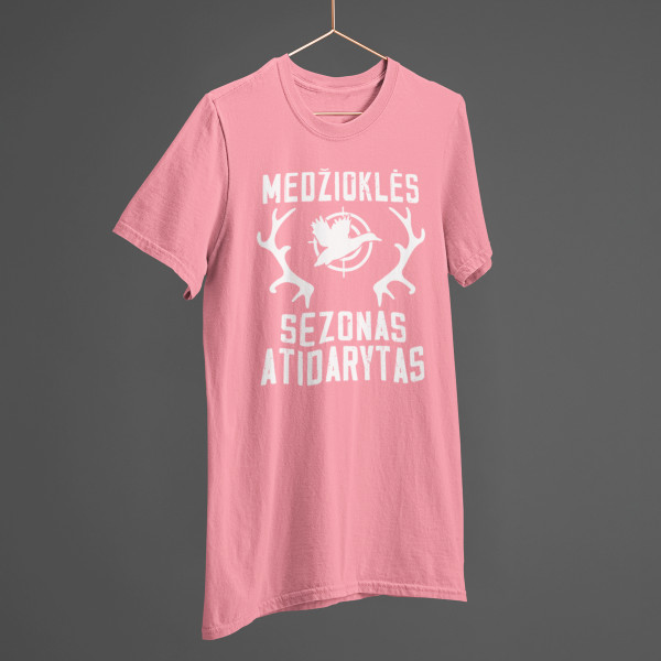 Marškinėliai "Medžioklės sezonas atidarytas"