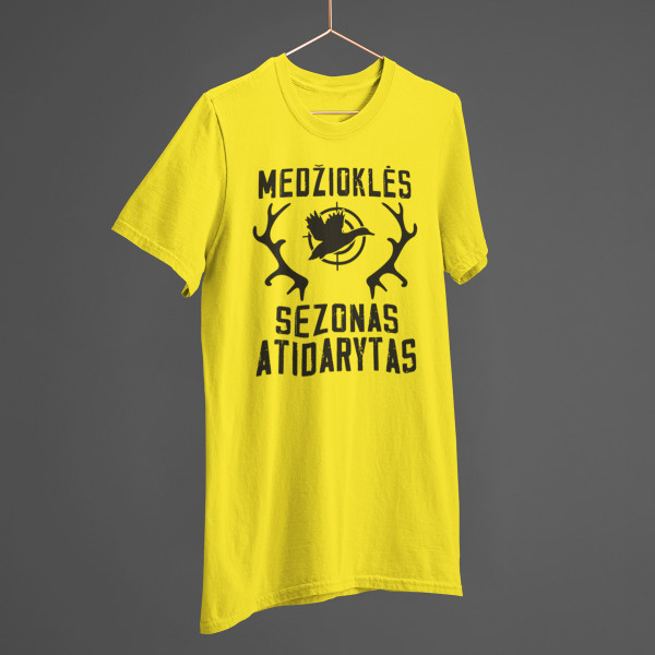 Marškinėliai "Medžioklės sezonas atidarytas"