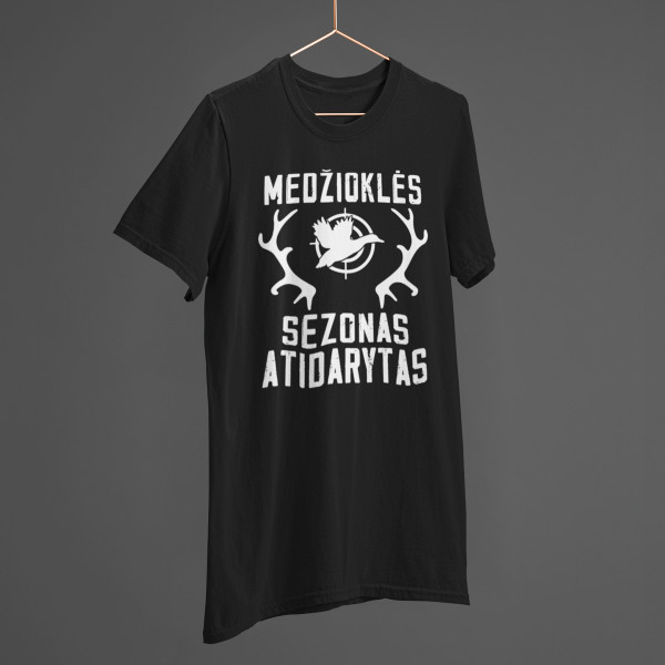 Marškinėliai "Medžioklės sezonas atidarytas"
