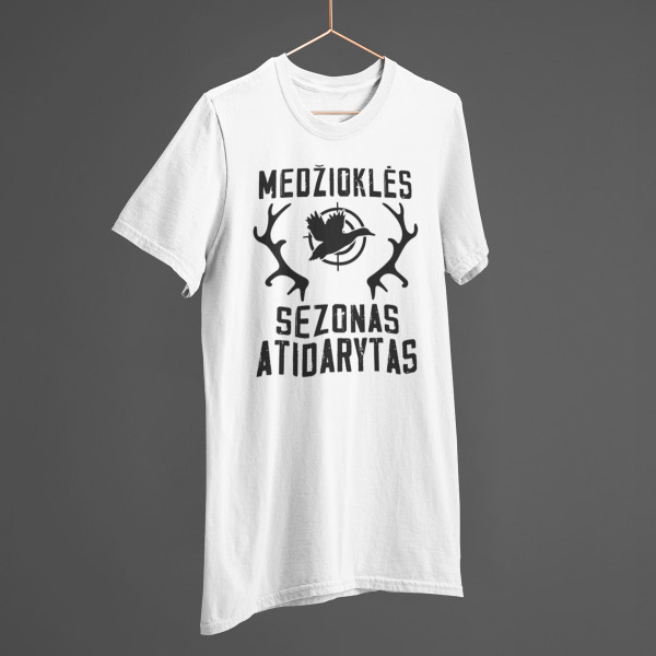Marškinėliai "Medžioklės sezonas atidarytas"