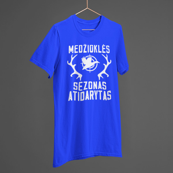 Marškinėliai "Medžioklės sezonas atidarytas"