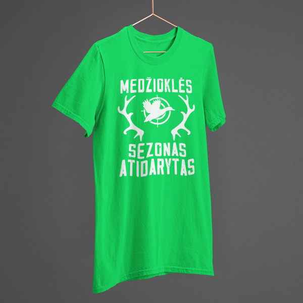 Marškinėliai "Medžioklės sezonas atidarytas"