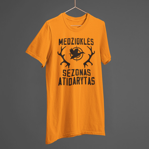 Marškinėliai "Medžioklės sezonas atidarytas"