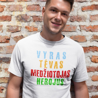 Marškinėliai "Medžiotojas - herojus"