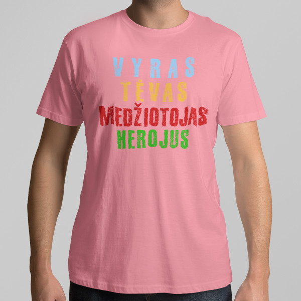Marškinėliai "Medžiotojas - herojus"