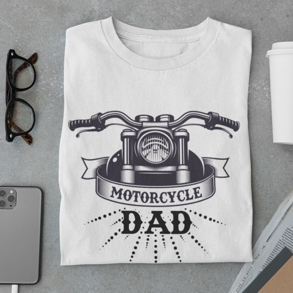 Marškinėliai "Motorcycle dad"