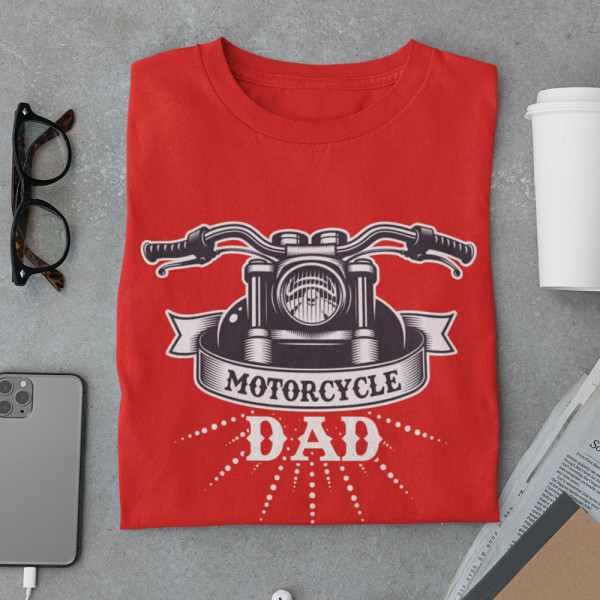 Marškinėliai "Motorcycle dad"
