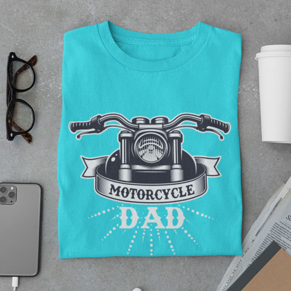 Marškinėliai "Motorcycle dad"