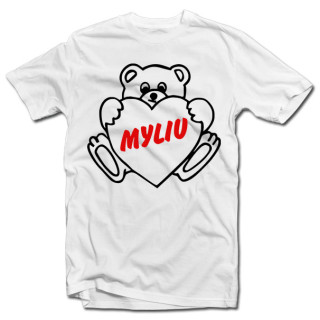 Marškinėliai "Myliu"