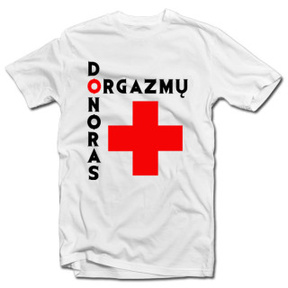 Marškinėliai "Orgazmų donoras"