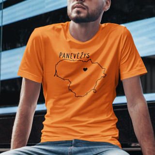 Marškinėliai "Panevėžys - širdis"