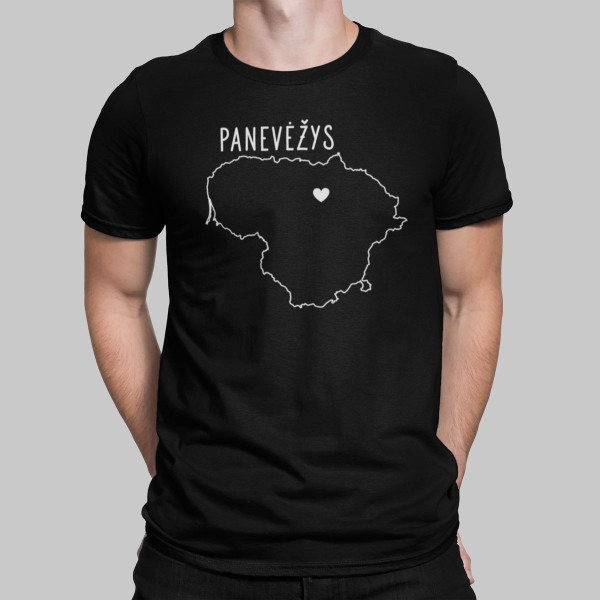 Marškinėliai "Panevėžys - širdis"