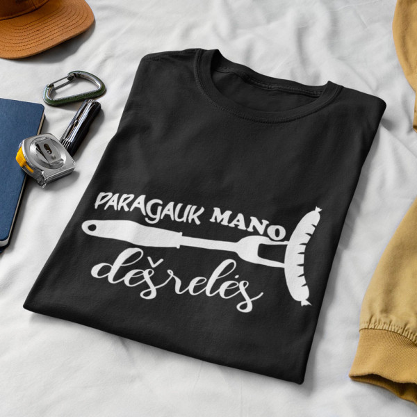 Marškinėliai "Paragauk mano dešrelės"