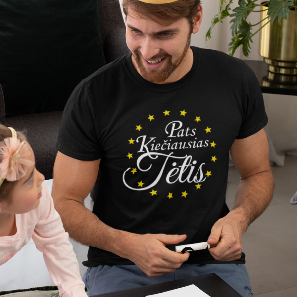 Marškinėliai "Pats Kiečiausias Tėtis"