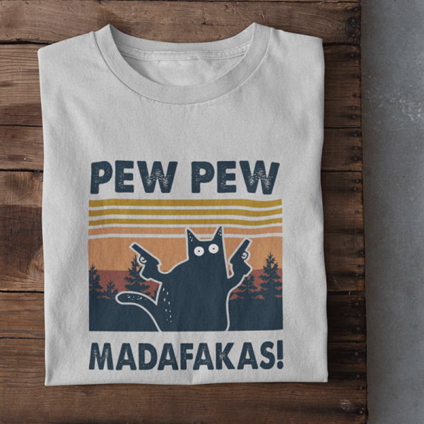 Marškinėliai "Pew Pew Madafakas"