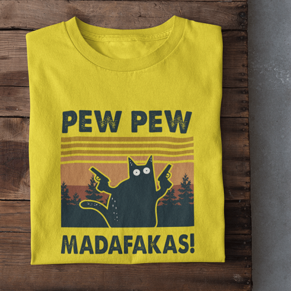 Marškinėliai "Pew Pew Madafakas"