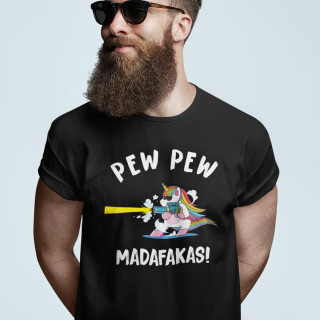Marškinėliai "Pew Pew Vienaragis"