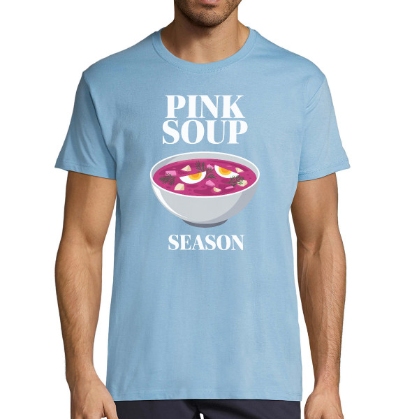 Marškinėliai "Pink soup season"
