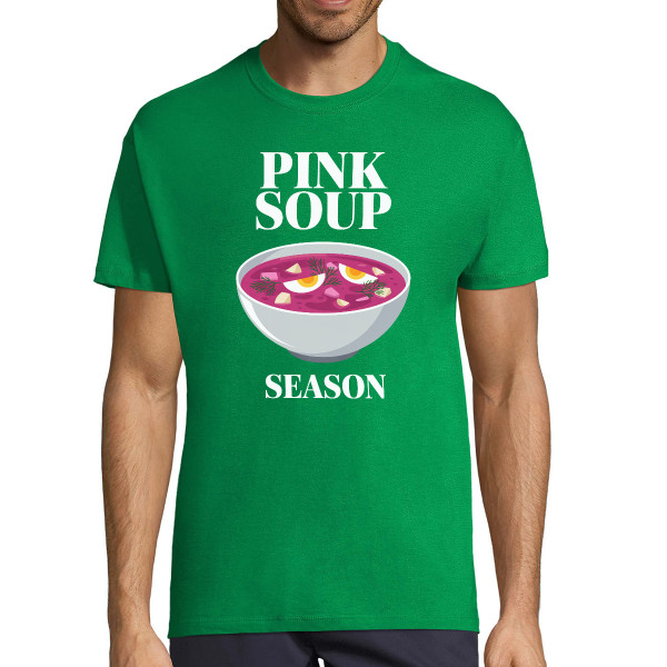 Marškinėliai "Pink soup season"