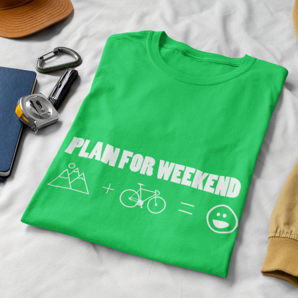 Marškinėliai "Plan for weekend"