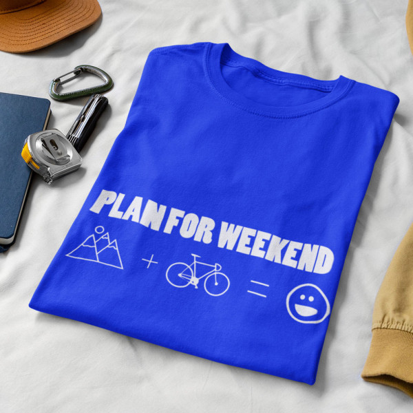 Marškinėliai "Plan for weekend"