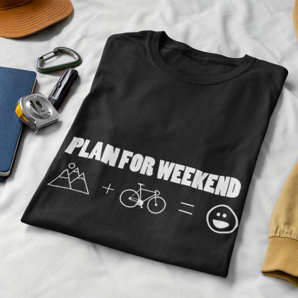 Marškinėliai "Plan for weekend"