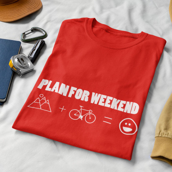 Marškinėliai "Plan for weekend"
