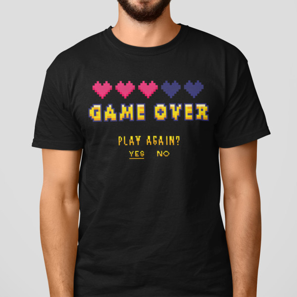Marškinėliai "Play again"