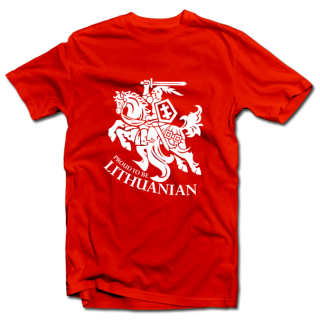 Marškinėliai "Proud to be Lithuanian"